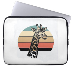 Housse Pour Ordinateur Portable Conception de chemise vectorielle Safari Coucher d