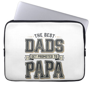Housse Pour Ordinateur Portable Conception de chemise Vintage Best Dads promus Pap