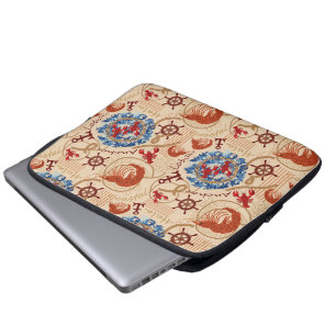 Housse Pour Ordinateur Portable Conception de coeur Crustacé