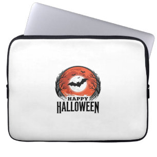 Housse Pour Ordinateur Portable Conception de gravure de chauve-souris de lune d'H