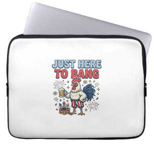 Housse Pour Ordinateur Portable Conception de T-shirt de Bière de Feux d'Artifice