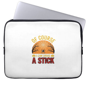 Housse Pour Ordinateur Portable Conception de T-shirt drôle d'Halloween avec une t