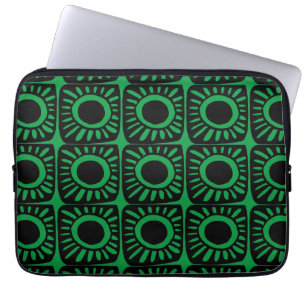 Housse Pour Ordinateur Portable Conception pop en vert