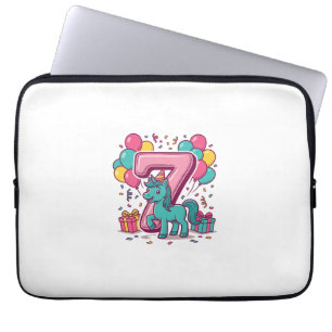 Housse Pour Ordinateur Portable Conception vectorielle de poney mignon pour la fêt
