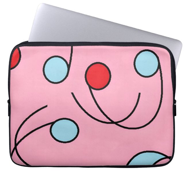 Housse Pour Ordinateur Portable Conceptions de Memphis Drupes (Devant)