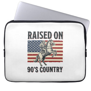 Housse Pour Ordinateur Portable Conçu pour Chemise Western Cowboy Country 90s_