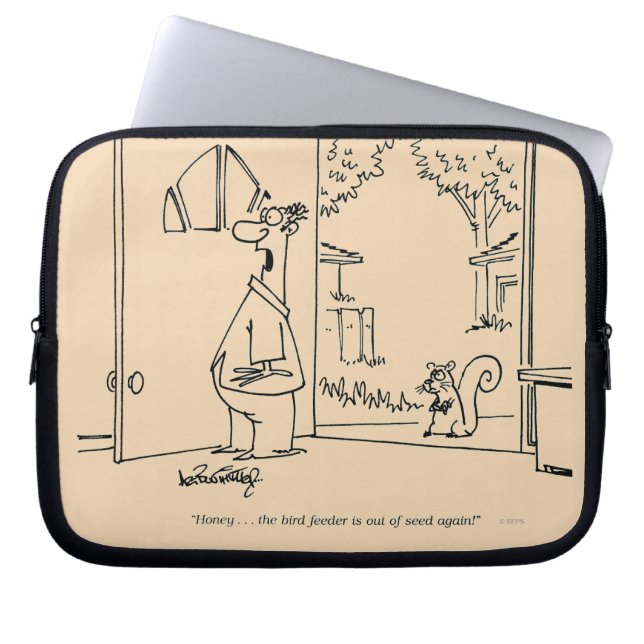 Housse Pour Ordinateur Portable Conducteur vide d'oiseau (Devant)