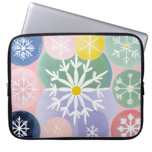 Housse Pour Ordinateur Portable Constellations des flocs de neige