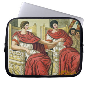 Housse Pour Ordinateur Portable Consuls romains, de "L'Antica Roma", 1825 (couleur