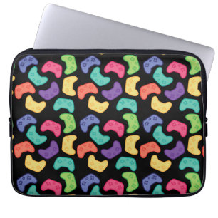 Housse Pour Ordinateur Portable Contrôleurs de jeu vidéo de dessin coloré du joueu