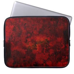 Housse Pour Ordinateur Portable Cool, art moderne floral / fleuriste motif