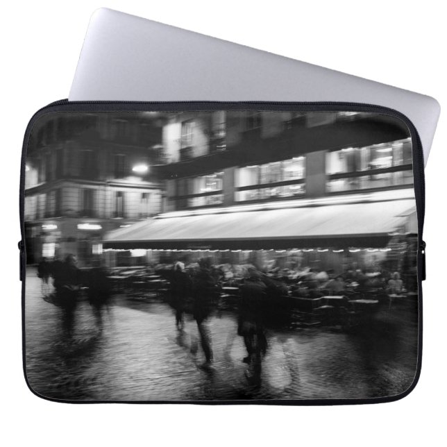 Housse Pour Ordinateur Portable Cool, moderne, brouillard urbain Paris (Devant)