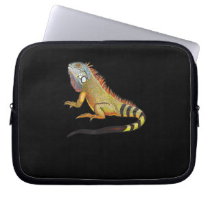 Housse Pour Ordinateur Portable Cool Tropical Iguana Lizard, Cadeau pour animaux