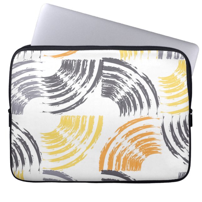 Housse Pour Ordinateur Portable Cool, unique, tendance, urbaine et colorée brosse  (Devant)