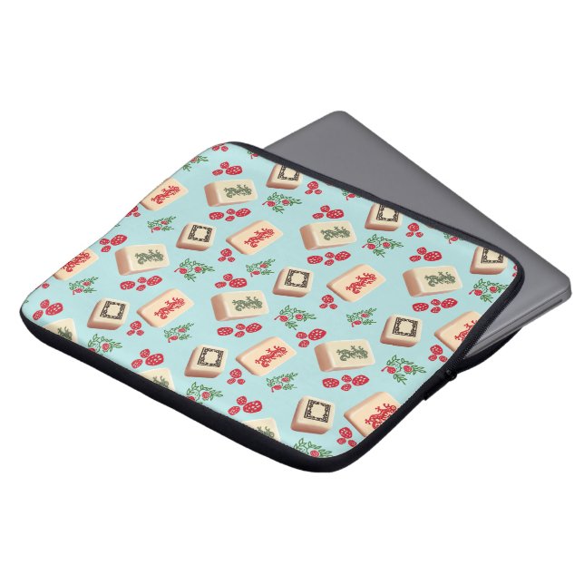 Housse Pour Ordinateur Portable Coque d'ordinateur portable Mah Jongg Dragons (Devant haut)