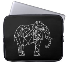 Coque d'ordinateur portable Origami Elephant