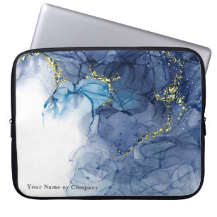 Housse Pour Ordinateur Portable Coque d'ordinateur portable personnalisé violet/bl