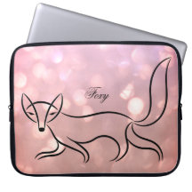 coque portable design "Foxy".