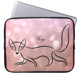 Housse Pour Ordinateur Portable coque portable design "Foxy".