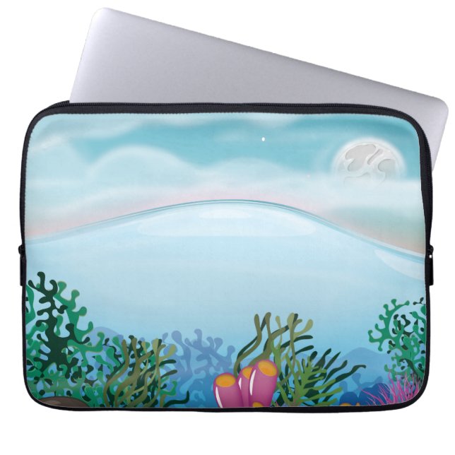 Housse Pour Ordinateur Portable Corail Reef (Devant)