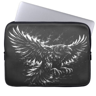 Housse Pour Ordinateur Portable Corbeau gothique – par BurnsInHell