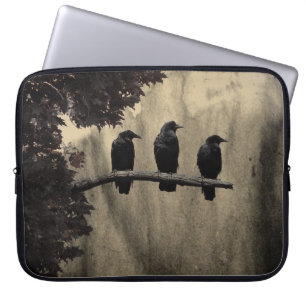 Housse Pour Ordinateur Portable Corneilles Dans La Nature
