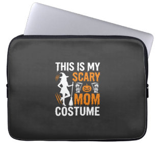 Housse Pour Ordinateur Portable Costume de sorcière d'Halloween maman effrayant dr