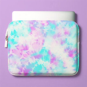 Housse Pour Ordinateur Portable Coton Candy Tie Dye Motif Personnalisé