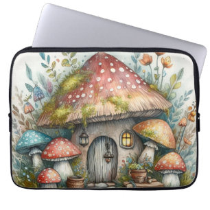 Housse Pour Ordinateur Portable Cottagewitch Mushroom Folklore Imaginaire Boho Éff