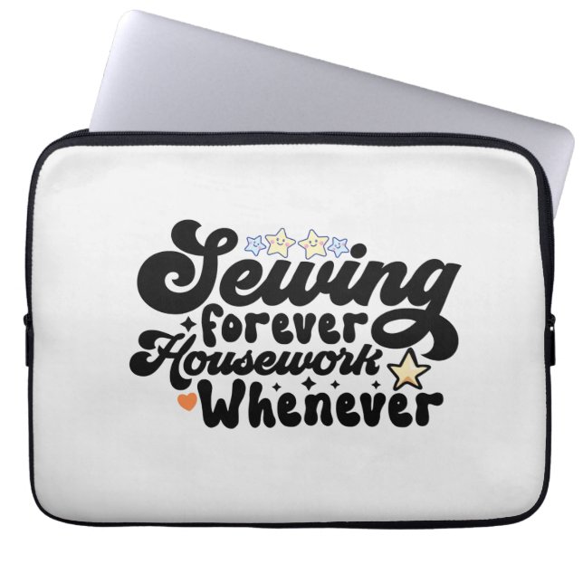 Housse Pour Ordinateur Portable Coudre pour toujours (Devant)