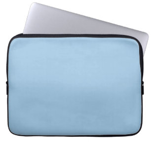 Housse Pour Ordinateur Portable Couleur solide pâle en cérulean
