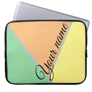 Housse Pour Ordinateur Portable Couleurs Vintages rétro colorées des années 70 per