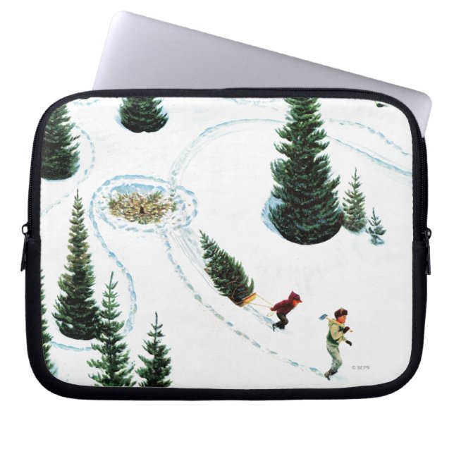 Housse Pour Ordinateur Portable Coupe de l'arbre (Devant)