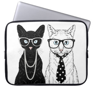 Housse Pour Ordinateur Portable Couples de chat