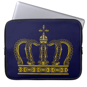 Housse Pour Ordinateur Portable Couronne d'or + vos idées