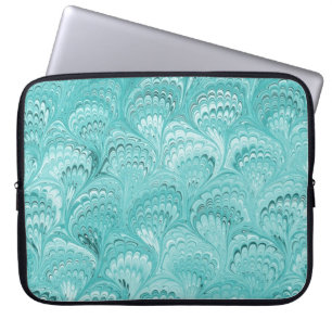 Housse Pour Ordinateur Portable Couvercle en papier marbré victorien coloré