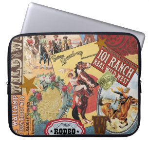 Housse Pour Ordinateur Portable cowgirl vintage