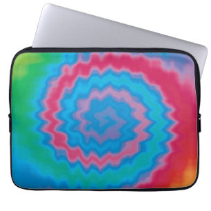 Housse Pour Ordinateur Portable Cravate teint super rétro tourbillon motif cool