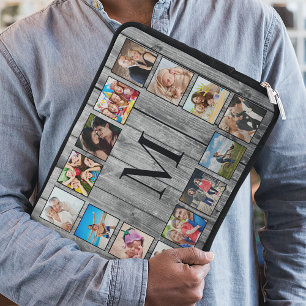 Housse Pour Ordinateur Portable Create Your Custom Photo Collage Rustic Farmhouse