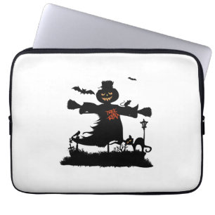 Housse Pour Ordinateur Portable Création drôle d'Halloween avec épouvantail