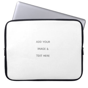 Housse Pour Ordinateur Portable Créez votre propre blanc