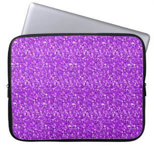 Housse Pour Ordinateur Portable cristal druzy - améthyste pourpre
