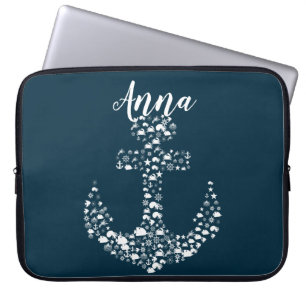 Housse Pour Ordinateur Portable Critère maritime Ancre nautique / côtier