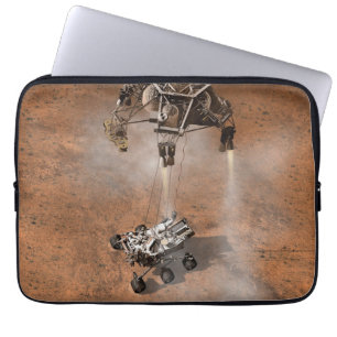 Housse Pour Ordinateur Portable Curiosity Arrivant Sur La Surface Martienne.