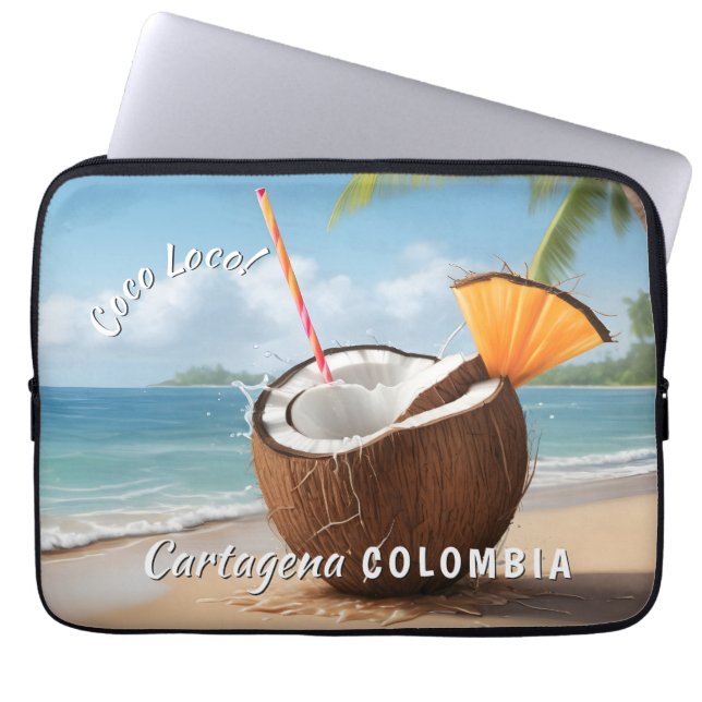 Housse Pour Ordinateur Portable Custom Location Coco Loco (Devant)