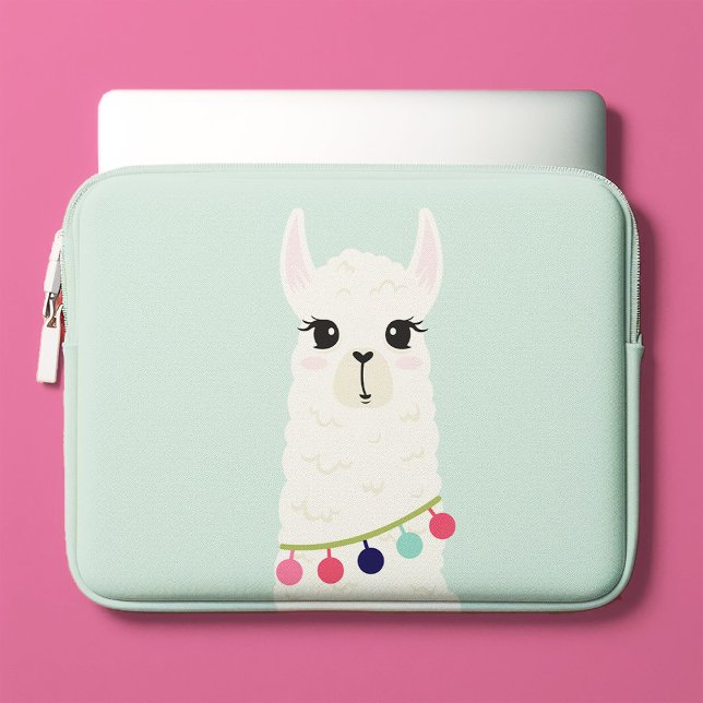 Housse Pour Ordinateur Portable Cute Alpaca (Créateur téléchargé)