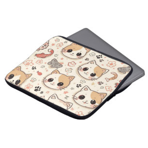 Housse Pour Ordinateur Portable Cute Chat simple chaton Motif