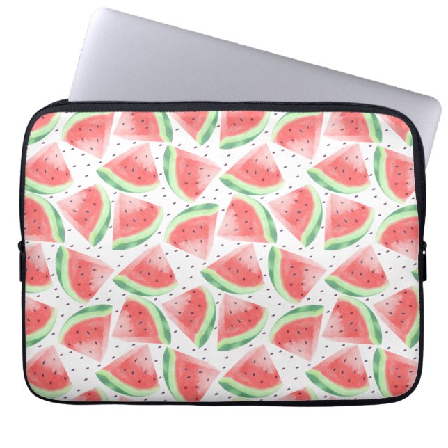 Housse Pour Ordinateur Portable Cute Eté Kawaii Aquarelle (Devant)