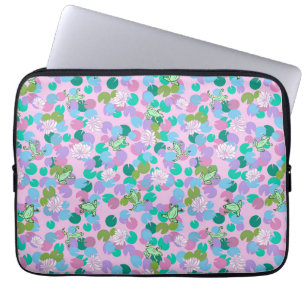 Housse Pour Ordinateur Portable Cute grenouille pochette d'ordinateur, arrière - p