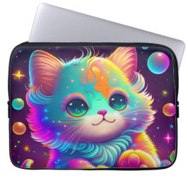 Housse Pour Ordinateur Portable Cute Kitten